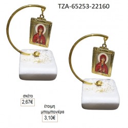 ΕΙΚΟΝΑ ΑΓ.ΜΑΡΙΝΑ ΣΕ ΜΙΣΟ ΚΥΚΛΟ ΠΑΝΩ ΣΕ ΒΟΤΣΑΛΟ για μπομπονιέρες γούρι δώρο ΤΖΑ-65253/22160 2.67€!!! ΕΙΚΟΝΑ ΑΓ.ΜΑΡΙΝΑ ΣΕ ΜΙΣΟ ΚΥΚΛΟ ΠΑΝΩ ΣΕ ΒΟΤΣΑΛΟ για μπομπονιέρες γούρι δώρο ΤΖΑ-65253/22160 2.67€!!!