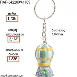 ΑΕΡΟΣΤΑΤΟ ΠΟΛΥΕΣΤΕΡΙΚΟ ΜΠΡΕΛΟΚ για μπομπονιέρες - γούρια  ΠΑΡ-342209/41109 1.73€!!!