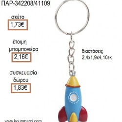 ΠΥΡΑΥΛΟΣ ΠΟΛΥΕΣΤΕΡΙΚΟ ΜΠΡΕΛΟΚ για μπομπονιέρες - γούρια ΠΑΡ-342208/41109 1.73€!!!