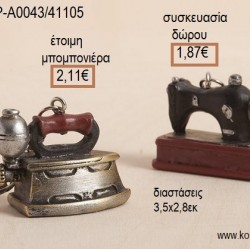 ΕΙΔΗ ΡΑΠΤΙΚΗΣ ΠΟΛΥΕΣΤΕΡΙΚΟ ΜΠΡΕΛΟΚ για μπομπονιέρες - γούρια ΠΑΡ-Α0043/41105 1.67€!!!