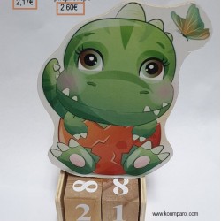 ΔΕΙΝΟΣΑΥΡΟΣ ΠΡΑΣΙΝΟΣ ΞΥΛΙΝΟ ΚΟΠΤΙΚΟ ΣΕ ΞΥΛΙΝΟ ΗΜΕΡΟΛΟΓΙΟ για μπομπονιέρες - γούρια ΤΖΑ-24929/41144 2.17€!!! ΔΕΙΝΟΣΑΥΡΟΣ ΠΡΑΣΙΝΟΣ ΞΥΛΙΝΟ ΚΟΠΤΙΚΟ ΣΕ ΞΥΛΙΝΟ ΗΜΕΡΟΛΟΓΙΟ για μπομπονιέρες - γούρια ΤΖΑ-24929/41144 2.17€!!!