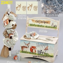 ΖΩΑ ΤΗΣ ΔΑΣΟΥΣ ΒΑΠΤΙΣΤΙΚΟ ΣΕΤ ΜΕ ΞΥΛΙΝΟ ΚΟΥΤΙ-ΠΑΓΚΑΚΙ ΖΗ Νο 443437 ΖΩΑ ΤΗΣ ΔΑΣΟΥΣ ΒΑΠΤΙΣΤΙΚΟ ΣΕΤ ΜΕ ΞΥΛΙΝΟ ΚΟΥΤΙ-ΠΑΓΚΑΚΙ ΖΗ Νο 443437