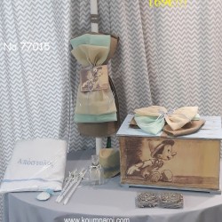 ΠΙΝΟΚΙΟ ΒΑΠΤΙΣΤΙΚΟ ΣΕΤ ΚΟΥΤΙ ΞΥΛΙΝΟ Νο 77015 ΠΙΝΟΚΙΟ ΒΑΠΤΙΣΤΙΚΟ ΣΕΤ ΚΟΥΤΙ ΞΥΛΙΝΟ Νο 77015