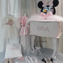 ΜΙΝΥ MINNIE πλήρες βαπτιστικό σετ με ΞΥΛΙΝΗ ΕΤΑΖΕΡΑ ΤΖΑ-0288 320€!!! ΜΙΝΥ MINNIE πλήρες βαπτιστικό σετ με ΞΥΛΙΝΗ ΕΤΑΖΕΡΑ ΤΖΑ-0288 320€!!!