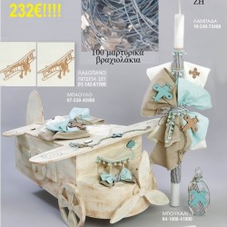 ΒΑΠΤΙΣΤΙΚΟ ΣΕΤ ΜΕ ΘΕΜΑ ΑΕΡΟΠΛΑΝΟ ΜΕ ΞΥΛΙΝΟ ΜΠΑΟΥΛΟ ΖΗ Νο 443411 ΒΑΠΤΙΣΤΙΚΟ ΣΕΤ ΜΕ ΘΕΜΑ ΑΕΡΟΠΛΑΝΟ ΜΕ ΞΥΛΙΝΟ ΜΠΑΟΥΛΟ ΖΗ Νο 443411