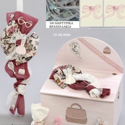 VINTAGE ΒΑΠΤΙΣΤΙΚΟ ΣΕΤ ΜΕ ΞΥΛΙΝΟ ΚΟΥΤΙ ΖΗ Νο 443433 VINTAGE ΒΑΠΤΙΣΤΙΚΟ ΣΕΤ ΜΕ ΞΥΛΙΝΟ ΚΟΥΤΙ ΖΗ Νο 443433